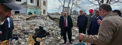 Пастор Марк Бернс побывал на месте ракетного удара России в Кривом Роге
