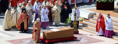 His Beatitude Sviatoslav and a delegation of UGCC bishops attended the funeral of Pope Francis