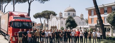 Pope Francis’ last gift: Humanitarian aid for Ukraine dispatched from St. Sophia’s Cathedral in Rome