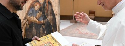 President of Ukraine presented a unique icon to Pope