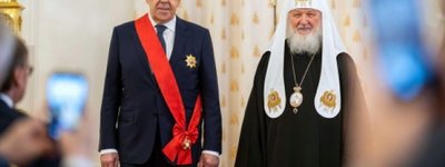 Кирил нагородив Лаврова орденом Олександра Невського