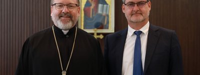Глава УГКЦ і посол Франції обговорили гуманітарну ситуацію в Україні та роль дипломатії у завершенні війни