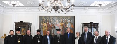 Митрополит Епіфаній зустрівся з делегацією Всесвітнього об’єднання біблійних товариств