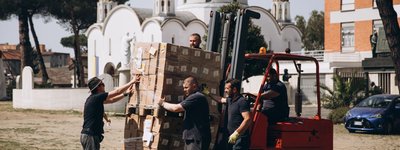 Релігійне Товариство «Свята Софія» відправило 30 тонн гуманітарного вантажу до України