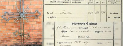 До музею на Рівненщині передали хрест зі знищеного в радянські часи храму