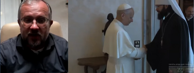 'This is Kirill’s attempt to restore relations with the Vatican,' Archimandrite Cyril Hovorun comments on ROC representative's visit to Pope