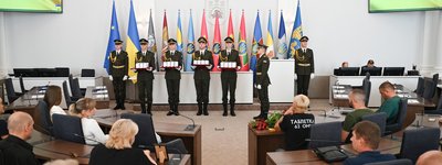 У Львові посмертно нагородили 30 захисників «Почесним знаком святого Юрія» за оборону України