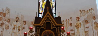 У храмі Академії сухопутних військ освятили новий розпис