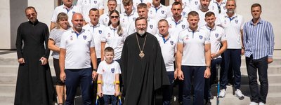 Блаженніший Святослав зустрівся із гравцями ампфутбольного клубу «Покрова»