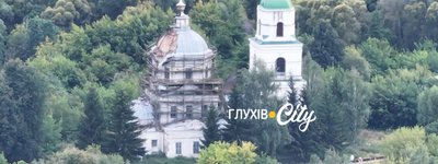 Окупанти вдарили безпілотником по старовинній церкві на Глухівщині