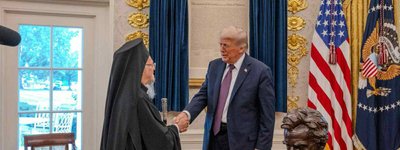 Патріарх Варфоломій подякував Трампу за зусилля щодо встановлення миру в Україні