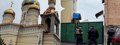 На території колишньої церкви УПЦ МП на Львівщині виникла суперечка: викликали поліцію
