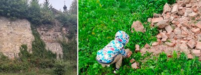 У Бердичеві розсипається стіна фортечного муру Кармелітського монастиря