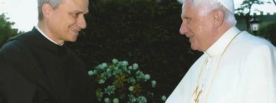 Отець Роберт Превост і Папа Бенедикт XVI