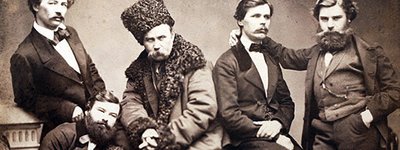 Тарас Шевченко серед однодумців