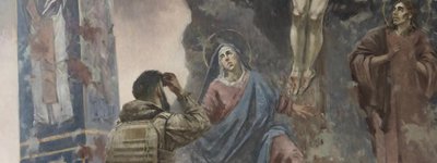 У костелі святого Миколая у Києві сьогодні представлять картину «Молитва», яку подарують Папі
