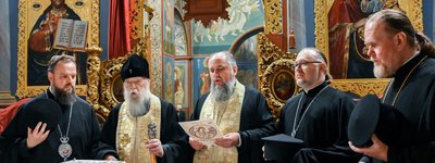 Митрополит Епифаний с почетным Патриархом Филаретом совместно помолились за победу Украины