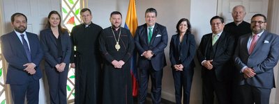 Cardinal Mykola Bychok discusses situation in Ukraine with Latin American diplomats