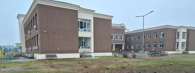 Damages to Kyiv Christian Academy from a Russian drone strike