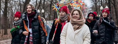 Вертепна хода у Мелітополі, січень 2022 р.