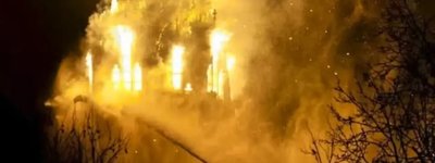 У новорічну ніч в Амстердамі загорілася історична церква Вонделькерк