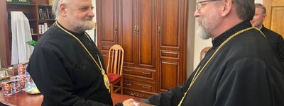 Блаженніший Святослав зустрівся з митрополитом ПЦУ Іоаном у Черкасах
