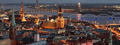 Город Рига, современный вид