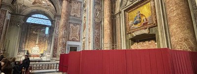 У Ватикані триває замурування Святих Дверей у базиліці святого Петра, які знову відчинять 2033 року