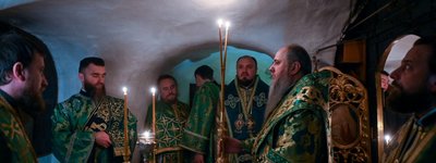 Предстоятель ПЦУ відправив Богослужіння у Ближніх печерах Києво-Печерської лаври