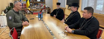 Патріарх Святослав і архиєпископ Борис Ґудзяк обговорили з Віталієм Кличком першочергові потреби Києва