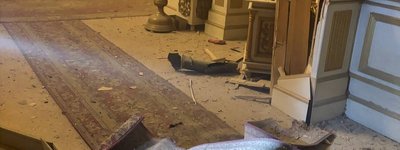Від масованого обстрілу Херсона серйозних пошкоджень зазнав храм УПЦ МП