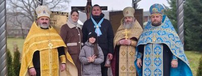 УПЦ МП освятила капличку, яку звели військові ЗСУ