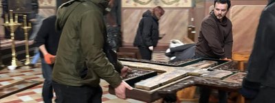 В Успенському соборі Володимира реставратори врятували унікальне «Розп’яття» XV століття