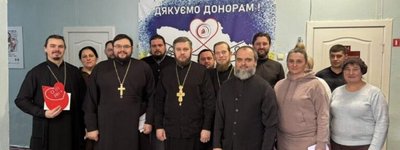 50 представників Рівненської єпархії УПЦ МП здали кров для онкохворих дітей