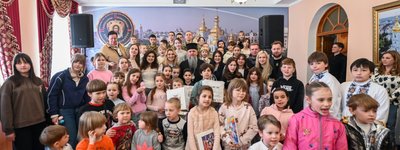 Предстоятель ПЦУ відвідав передпасхальне свято для дітей