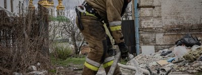 На території Києво-Печерської лаври горіла будівля
