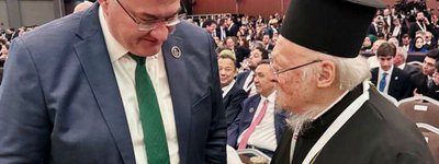 Andrii Sybiha meets with Patriarch Bartholomew