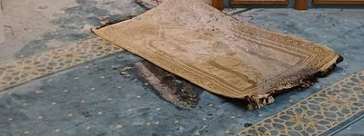 У Львові невідомий кинув у мечеть дві пляшки із запалювальною сумішшю