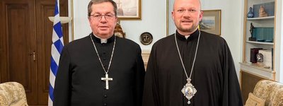 Голова Пасторально-міграційного відділу УГКЦ зустрівся з Апостольським нунцієм у Греції