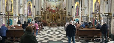 Cathedral in Ternopil becomes place of prayer and refuge amid drone attack