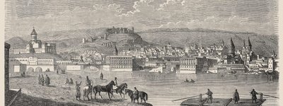 Гравюра з зображенням Тбілісі. 1840-ві рр.