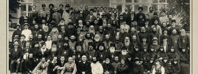 Учасники Помісного Собору Грузинської Православної Церкви. Вересень 1917 р. Фотографія з Національного архіву Грузії 