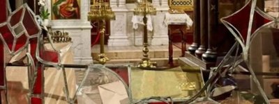 Невідомий розтрощив вітраж найвідомішого російського собору в Європі