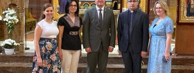 Посол відвідав українську громаду та греко-католицьку парафію у Чеських Будейовицях