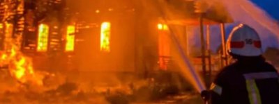 На Харківщині вщент згоріла Свято-Миколаївська церква