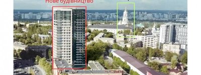 У КМДА заявили, що не дозволяли будувати 25-поверховий хмарочос в районі лаври