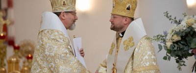 Глава УГКЦ привітав владику Степана Суса із 20-річчям священства
