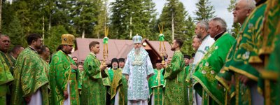 Предстоятель ПЦУ очолив Всеукраїнську прощу та молитву у Маняві