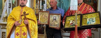 Вісім ікон зі зруйнованого на Запоріжжі храму зберігатимуть на Волині