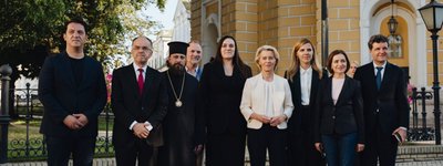 Урсула фон дер Ляєн та європейські лідери відвідали Києво-Печерську лавру